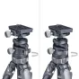 SmallRig AP-02 4222 viegls ceļojumu statīvs ar šķidru galvu un ātrās atbrīvošanas plāksni, regulējami leņķi dažādām kamerām