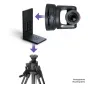 TelyCam TLC-S17 Vertical Mount Adapter for PTZ cameras - 90° rotation for vertical 9:16 video recording, compatible with tripods