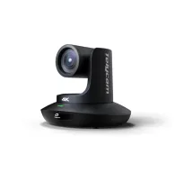 TelyCam Vision+ 4KN 12X PTZ camera with 4K60 output and auto-tracking, featuring a sleek black design and professional broadcast lens for high-quality video production.TelyCam Vision+ 4KN 12X PTZ camera with 4K60 output and auto-tracking, featuring a sleek black design and professional broadcast lens for high-quality video production.