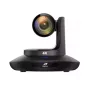 TelyCam Vision+ 4KN 20X melna PTZ kamera ar 4K UHD izšķirtspēju un 20x optisko zoomu, priekšējais skats