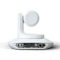 TelyCam Vision+ 4KN 20X PTZ camera rear view highlighting HDMI, 3G-SDI, NDI HX3, USB Type-C, and Ethernet ports for professional live streaming and broadcasting