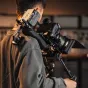 Tilta camera cage with cooling system for Canon R5 Mark II in use with a professional video rig setup