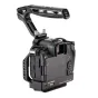 Tilta TA-T68-A-B kameras kārba ar dzesēšanas sistēmu Canon R5 Mark II, ar ergonomisku Xeno Top Handle un integrētām ventilācijas atverēm