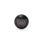 Tilta circular wooden camera handle with 1/4-20 thread mount, space gray finish, featuring durable wood and CNC-milled aluminum for stability and comfort