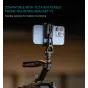 Tilta TA-PMB5-CS-B Cold Shoe Adapter for Rotatable Phone Mounting Bracket V2 - black aluminum camera accessory with dual ARRI locating pins for secure attachment to any cold shoe mount