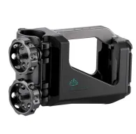 Компактная крепежная скоба Tilta HDA-T18-CMC для 50-мм рельса с двойными фиксирующими барашками и быстрозажимным механизмом, анодированный алюминий черного цветаКомпактная крепежная скоба Tilta HDA-T18-CMC для 50-мм рельса с двойными фиксирующими барашками и быстрозажимным механизмом, анодированный алюминий черного цвета