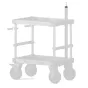 Tilta Boulder Camera Cart with durable metal design and dual-level platforms for transporting camera equipment