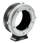 Metabones Contax Yashica CY uz Nikon Z-mount T CINE adapteris ar matētu melnu apdari, bloķēšanas pogu un noņemamu Arca-tipa trīspēdu kāju stabilai objektīva piestiprināšanai