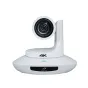 TelyCam Vision+ SE HDMI white PTZ camera with 12x optical zoom, AI auto-tracking, and professional HDMI connectivity for live streaming and broadcasting