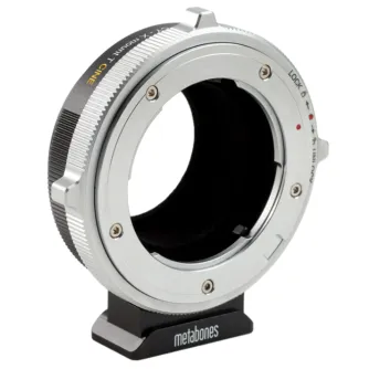 Metabones Contax Yashica uz Fujifilm X-mount kinomontāžas adapteris ar precīzu pozitīvo bloķēšanas montāžu, satīna apdari un noņemamu Arca-tipa statīva pēdu