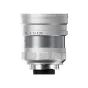 Thypoch DZO Simera 21mm f1.4 silver lens for Leica M mount - front view featuring aperture ring and f-stop markings from f/1.4 to f/16
