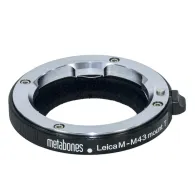 Metabones Leica M to Micro Four Thirds adapter - black chrome-plated brass ring with anti-reflective flocked lining for precise manual lens mountingMetabones Leica M to Micro Four Thirds adapter - black chrome-plated brass ring with anti-reflective flocked lining for precise manual lens mounting