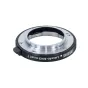 Metabones Leica M to Micro Four Thirds adapter with chrome-plated brass construction and anti-reflective flocked lining for precise lens mounting