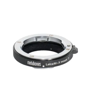 Metabones Leica M to Fujifilm X-mount T Adapter with satin chromium finish and precision brass construction for seamless lens compatibility