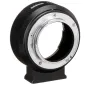 Metabones Leica R uz Fujifilm X-mount adapteris ar noņemamu Arca-tipa stativpēdu, misiņa konstrukcija, sānu skats
