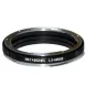 Metabones LS-M645 adapteris Mamiya 645 objektīvu pievienošanai Leica S kamerām ar precīzi izstrādātu bronzas konstrukciju un matētu melnu apdari pret atspīdumiem