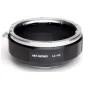 Metabones LS-PX adapteris Leica S uz Pentax 67 objektīviem ar elektronisko atvērtnes kontroli, priekšējā skata ar precīzu misiņa konstrukciju un satīna apdari