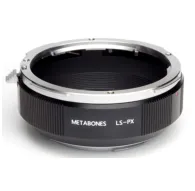 Адаптер Metabones LS-PX для Leica S на объективы Pentax 67 с электронным управлением диафрагмой, вид спереди с точной бронзовой конструкцией и сатиновым покрытиемАдаптер Metabones LS-PX для Leica S на объективы Pentax 67 с электронным управлением диафрагмой, вид спереди с точной бронзовой конструкцией и сатиновым покрытием