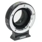 Metabones adapteris Minolta MD uz Micro Four Thirds kamerām ar 0.71x ātruma palielinātāju, melnā matēta apdare, ar precīzi apstrādātu misiņa konstrukciju un noņemamu Arca-tipa trīstūrisko kāju