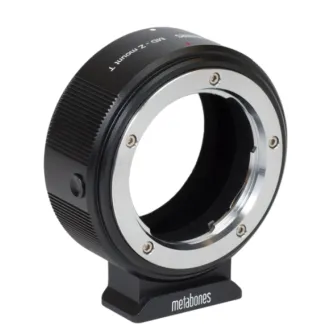 Адаптер Metabones для переходника объективов Minolta MD на камеры Nikon Z с отъемной Arca-стойкой, точной конструкцией из латуни и алюминия, сатиновым покрытием и резиновым уплотнением для защиты от пыли и влаги