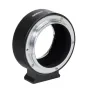 Metabones Minolta MD to Nikon Z adapter with detachable Arca-type tripod foot, precision-machined brass and aluminum alloy construction with satin finish