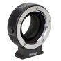 Metabones ātruma palielinātājs ULTRA 0.71x adapteris Minolta MD objektīviem uz Fujifilm X-mount ar noņemamu Arca-Swiss stativpēdu, sānu skats