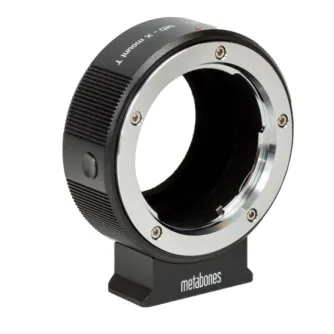 Metabones Minolta MD uz Fujifilm X-mount adapteris melns matēts ar Arca-tipa stativpēdas pieslēgumu