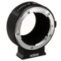 Metabones Nikon F to Fujifilm X-Mount adapter with detachable Arca-type tripod foot, black rubberized grip, and precision brass construction