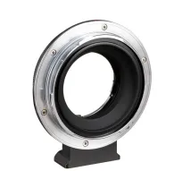 Metabones Nikon F-Mount G-Type to Fuji G-Mount adapter with detachable Arca-type tripod foot, matte black interior to minimize reflectionsMetabones Nikon F-Mount G-Type to Fuji G-Mount adapter with detachable Arca-type tripod foot, matte black interior to minimize reflections
