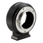 Metabones Olympus OM uz Micro Four Thirds adapteris ar noņemamu Arca-tipa stativpēdu, sānu skats