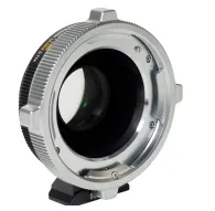 Metabones PL to X-mount T Cine Speed Booster ULTRA 0.71x adapter with detachable Arca-type tripod foot, side viewMetabones PL to X-mount T Cine Speed Booster ULTRA 0.71x adapter with detachable Arca-type tripod foot, side view