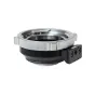 Metabones PL to X-mount T Cine Speed Booster ULTRA 0.71x adapter with detachable Arca-type tripod foot, side view