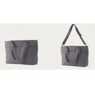 Moment Everything Travel Tote 19L grey durable travel tote with padded laptop sleeve and crossbody strapMoment Everything Travel Tote 19L grey durable travel tote with padded laptop sleeve and crossbody strap