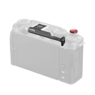 Ручка SmallRig для Fujifilm X-M5 с эргономичным противоскользящим дизайном и гравировкой звуковой волны Fujifilm, установленная на горячий башмак камеры