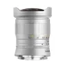 TTArtisan 11mm f2.8 fisheye lens for Nikon Z - front view with manual focus ring and built-in petal hood