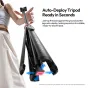 Ulanzi MT-44 B auto-deploy tripod legs in action, showing quick and easy setup for stable smartphone or camera shooting