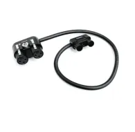 Tilta Mini XLR uz Neutrik XLR3 adapteris Canon C80 ar 48V fantomspēku, zelta apdabinātiem savienotājiem un elastīgu spirālveida kabeliTilta Mini XLR uz Neutrik XLR3 adapteris Canon C80 ar 48V fantomspēku, zelta apdabinātiem savienotājiem un elastīgu spirālveida kabeli