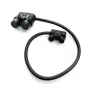 Tilta Mini XLR to 3-Pin XLR Adapter for Canon C80 featuring Neutrik XLR3 female and 3-pin Mini-XLR male connectors, with 48V phantom power, gold-plated contacts, and a durable double-shielded OFC cable.