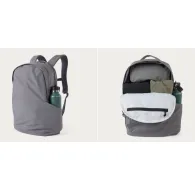 Рюкзак Moment Everything Backpack 17L серый дневной вариант с боковым карманом для бутылки с водой и открытым видом, показывающим внутреннее пространство с отделением для ноутбука и совместимостью с вставками для камеры.Рюкзак Moment Everything Backpack 17L серый дневной вариант с боковым карманом для бутылки с водой и открытым видом, показывающим внутреннее пространство с отделением для ноутбука и совместимостью с вставками для камеры.