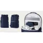 Moment Everything Backpack 17L Daypack in navy color, featuring a padded laptop compartment, quick-access pockets, and Insert Anchor system for camera storage.