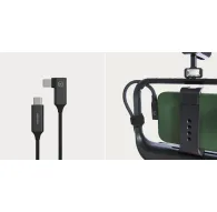 Moment 9 colu USB-C leņķotais kabeļs ar izturīgu neilona apvalku, ar taisnu un leņķotu USB-C savienotāju kompaktām kameru konstrukcijām.Moment 9 colu USB-C leņķotais kabeļs ar izturīgu neilona apvalku, ar taisnu un leņķotu USB-C savienotāju kompaktām kameru konstrukcijām.
