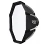 Ulanzi FOLD QS30 Mini Bowens Mount Softbox 30cm with honeycomb grid and diffuser, designed for portable photography lighting