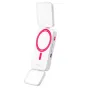 Ulanzi GL01 GlowUp Fill Light in Peach Snow color, compact clip-on design with an extended LED panel for soft illumination, ideal for enhancing selfies and video content.