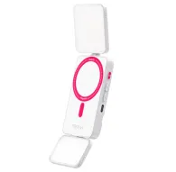 Ulanzi GL01 GlowUp Fill Light в цвете Peach Snow, компактный клип-свет с расширенной LED панелью для мягкого освещения, идеален для улучшения селфи и видеосъемки.Ulanzi GL01 GlowUp Fill Light в цвете Peach Snow, компактный клип-свет с расширенной LED панелью для мягкого освещения, идеален для улучшения селфи и видеосъемки.
