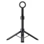 Ulanzi SK26 portatīvais magnētiskais selfi stikls tripods ar 200° rotāciju un regulējamu fiķētāju mobilajiem telefoniem 68-93mm, ideāls vlogiem un fotogrāfijai.