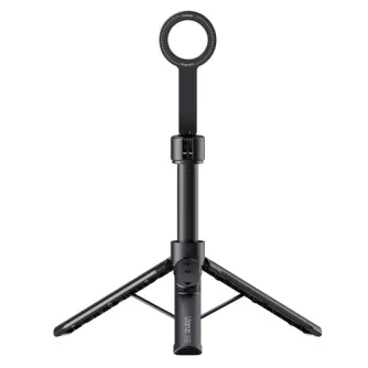 Ulanzi SK26 portatīvais magnētiskais selfi stikls tripods ar 200° rotāciju un regulējamu fiķētāju mobilajiem telefoniem 68-93mm, ideāls vlogiem un fotogrāfijai.