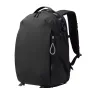 Ulanzi YY038 Urban Travel Backpack V2 22L green side view showcasing padded shoulder straps, mesh side pocket, and compact design for urban travel.