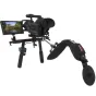 Комплект монитора Varizoom VZTFT7U 7 дюймов с аккумуляторной батареей, поворотным креплением, защитным козырьком и кабелем RCA для мониторинга видео в производственных условиях