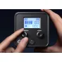 Ulanzi C60RGB 60W bi-color video light control panel with RGB settings display and adjustable functions