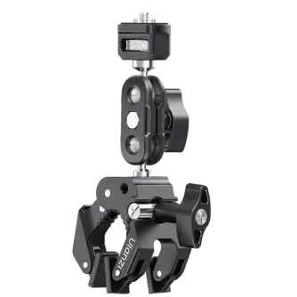 Ulanzi CO78 Super Clamp Kit with dual ball head magic arm and 3-jaw clamp for versatile mounting of cameras, lights, and smartphones